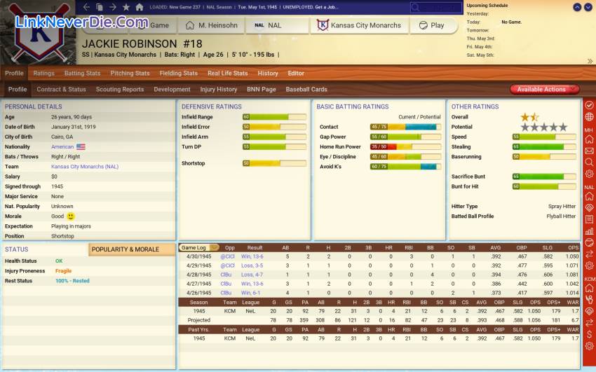 Hình ảnh trong game Out of the Park Baseball 18 (screenshot)