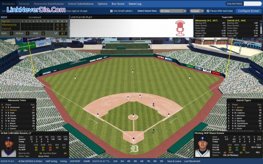 Hình ảnh trong game Out of the Park Baseball 18 (screenshot)