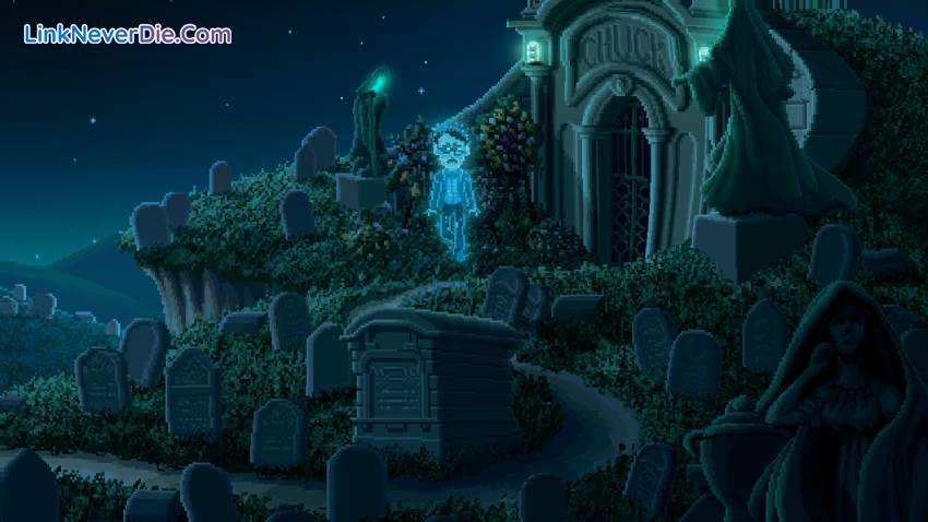 Hình ảnh trong game Thimbleweed Park (screenshot)