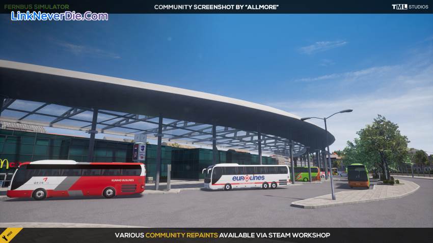 Hình ảnh trong game Fernbus Simulator (screenshot)