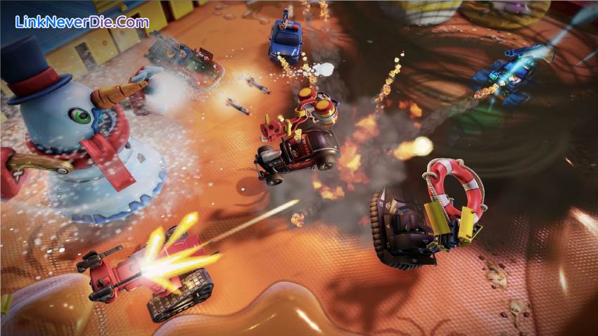 Hình ảnh trong game Micro Machines World Series (screenshot)