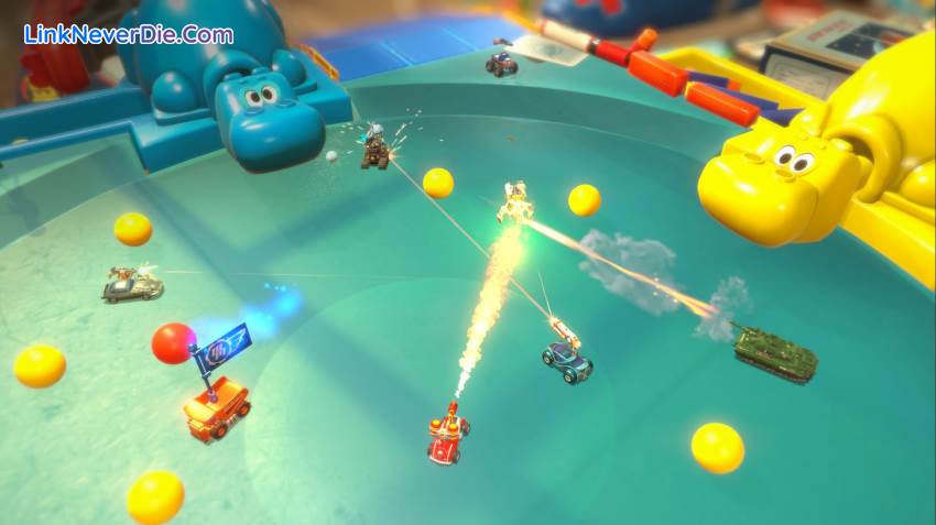 Hình ảnh trong game Micro Machines World Series (screenshot)