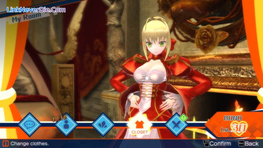 Hình ảnh trong game Fate/EXTELLA (screenshot)