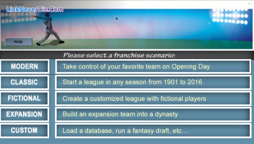 Hình ảnh trong game Baseball Mogul (screenshot)