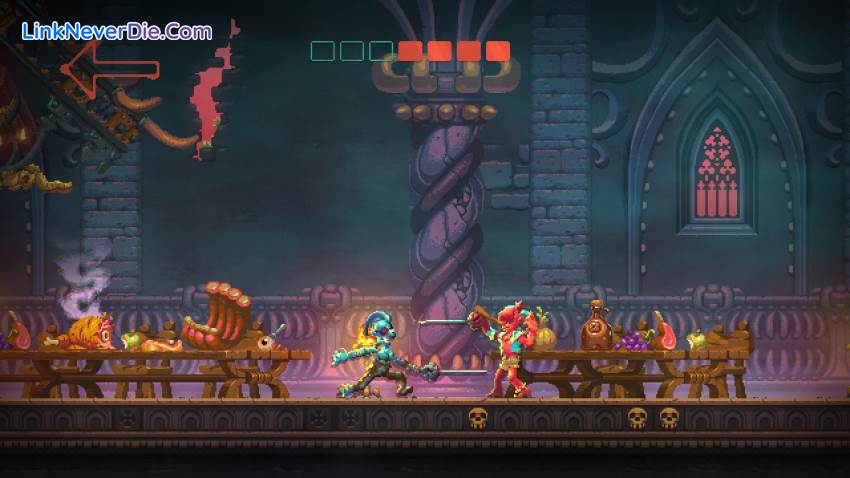 Hình ảnh trong game Nidhogg 2 (screenshot)