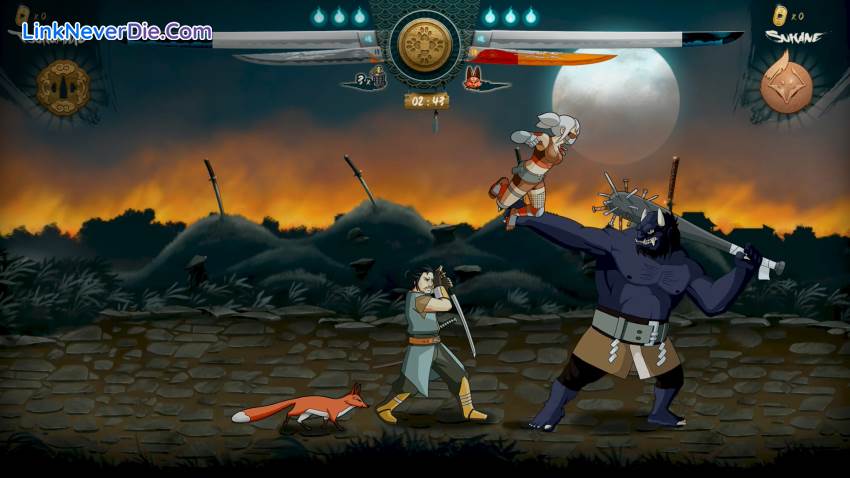 Hình ảnh trong game Samurai Riot (screenshot)