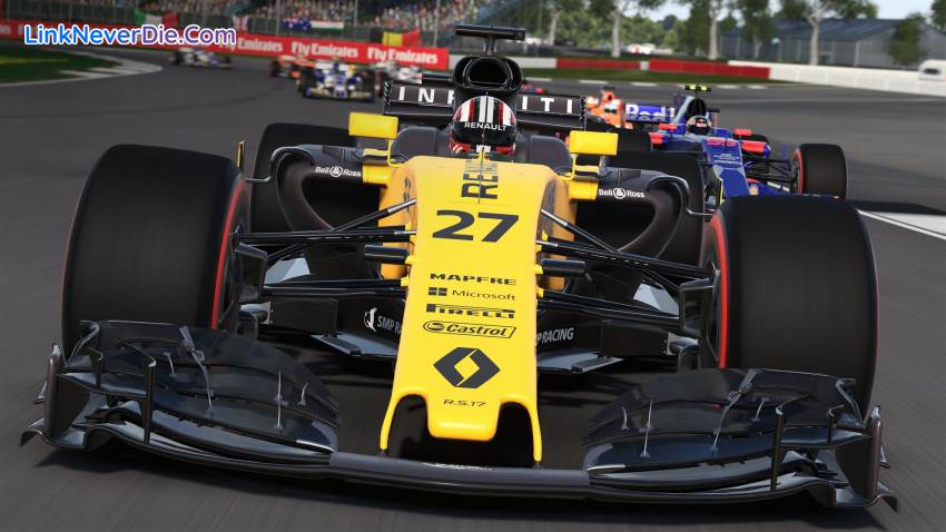 Hình ảnh trong game F1 2017 (screenshot)