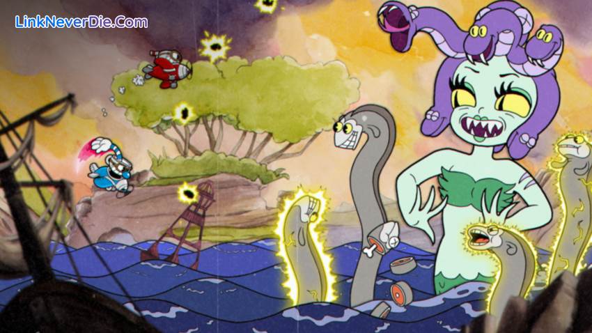 Hình ảnh trong game Cuphead (screenshot)