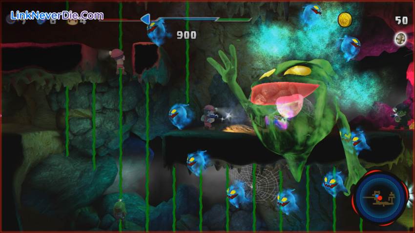 Hình ảnh trong game Spelunker Party (screenshot)