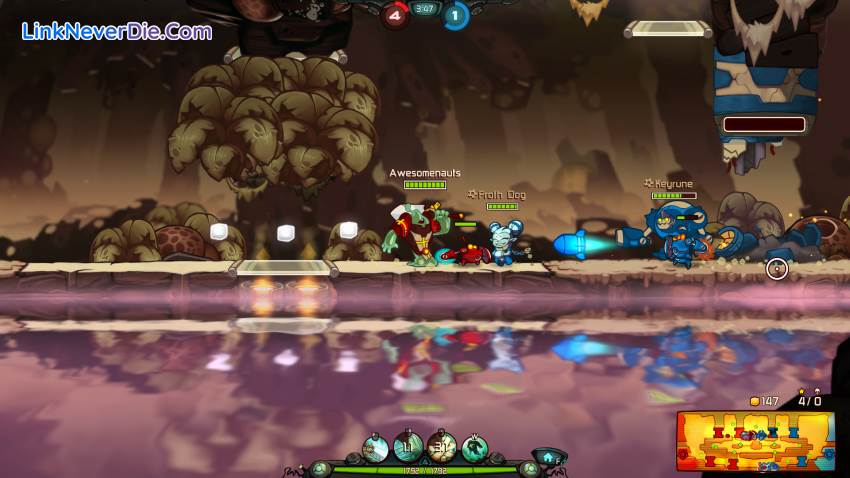 Hình ảnh trong game Awesomenauts (screenshot)