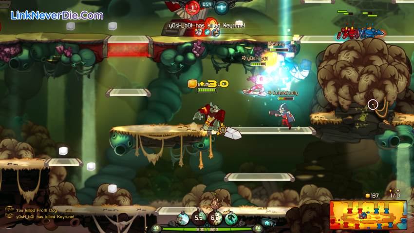 Hình ảnh trong game Awesomenauts (screenshot)