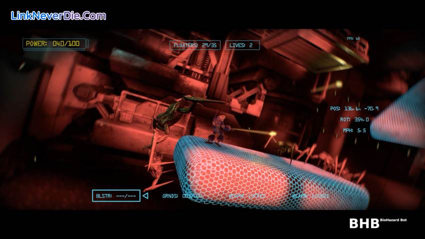 Hình ảnh trong game BHB: BioHazard Bot (screenshot)