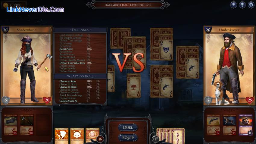 Hình ảnh trong game Shadowhand (screenshot)