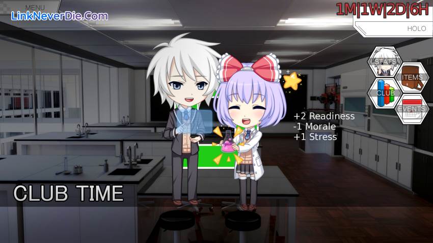 Hình ảnh trong game Sunrider Academy (screenshot)