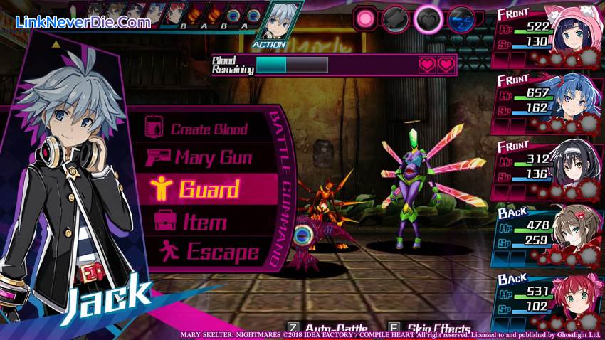 Hình ảnh trong game Mary Skelter: Nightmares (screenshot)