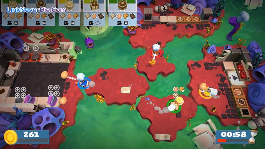 Hình ảnh trong game Overcooked! 2 (screenshot)