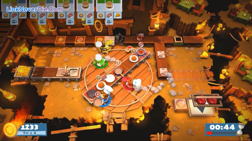 Hình ảnh trong game Overcooked! 2 (screenshot)