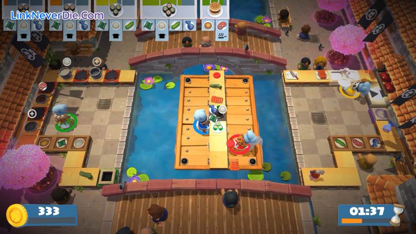 Hình ảnh trong game Overcooked! 2 (screenshot)