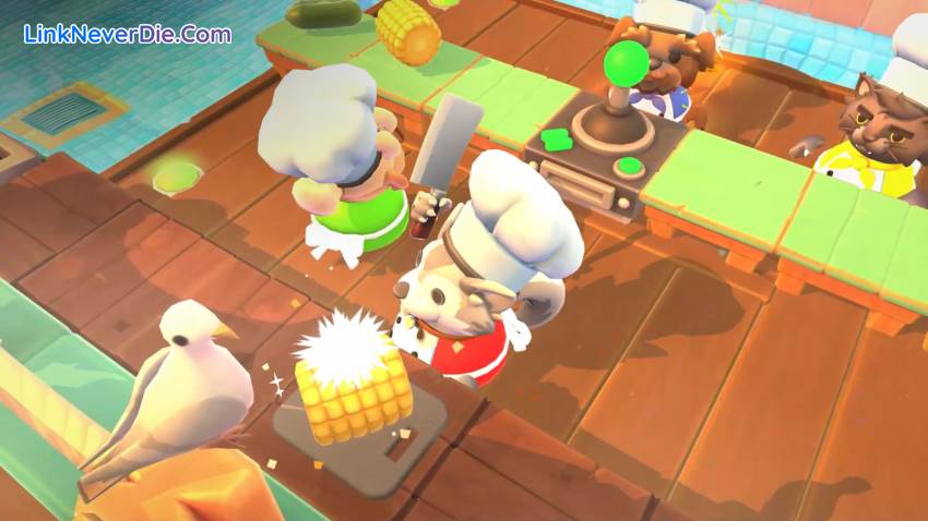 Hình ảnh trong game Overcooked! 2 (screenshot)