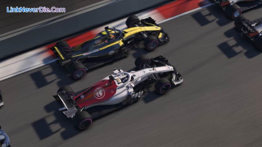 Hình ảnh trong game F1 2018 (screenshot)