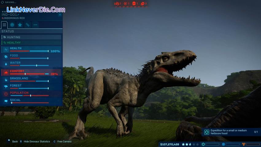 Hình ảnh trong game Jurassic World Evolution (screenshot)