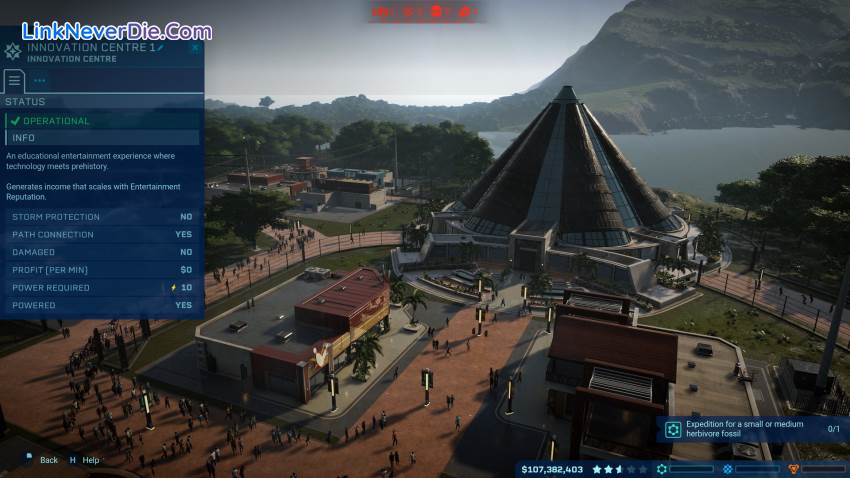 Hình ảnh trong game Jurassic World Evolution (screenshot)