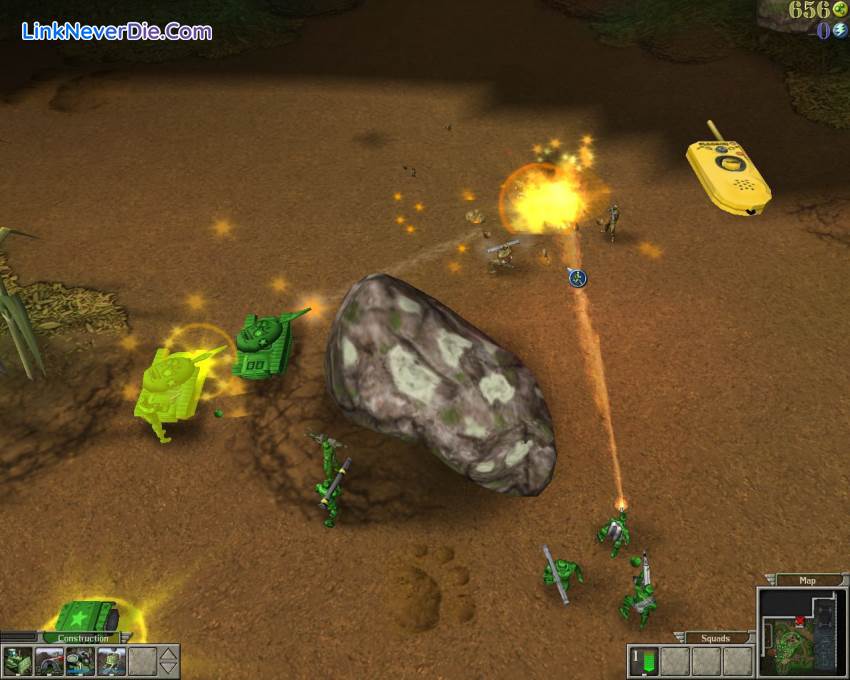 Hình ảnh trong game Army Men RTS (screenshot)