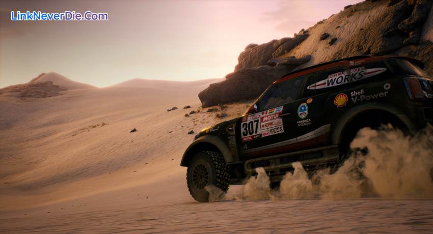 Hình ảnh trong game Dakar 18 (screenshot)