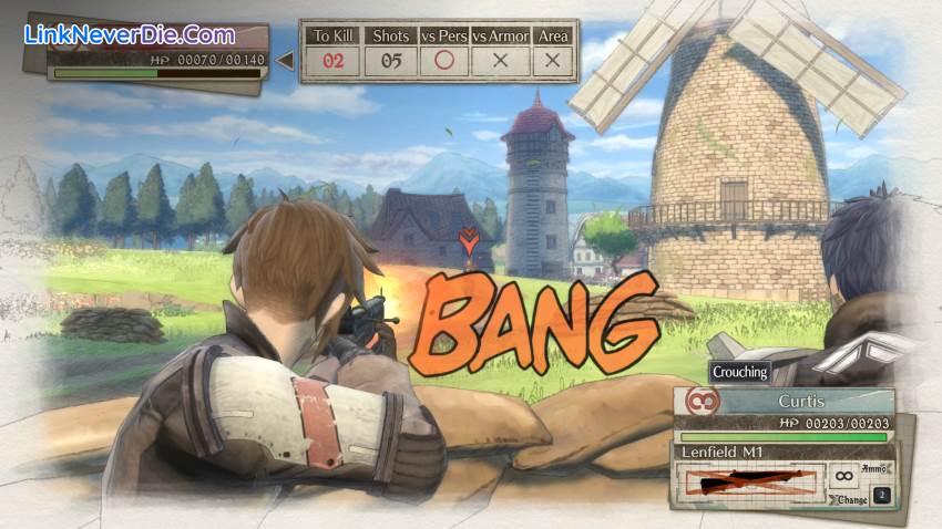 Hình ảnh trong game Valkyria Chronicles 4 (screenshot)