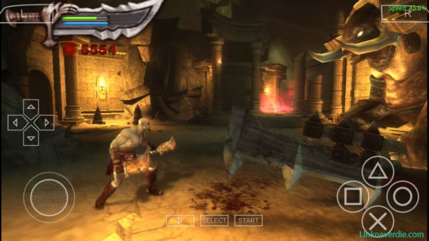 Hình ảnh trong game God of War: Chains of Olympus (screenshot)