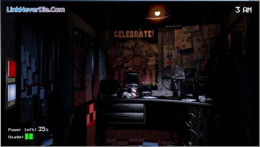 Hình ảnh trong game Five Nights at Freddy's (screenshot)