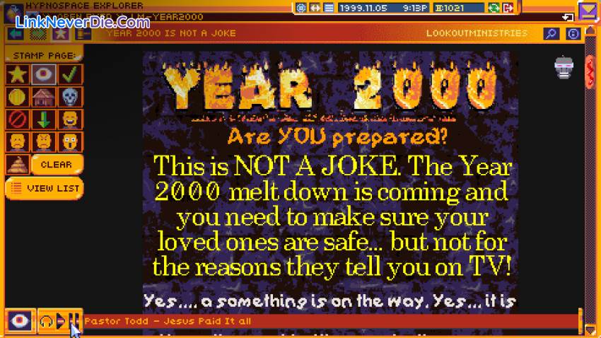 Hình ảnh trong game Hypnospace Outlaw (screenshot)