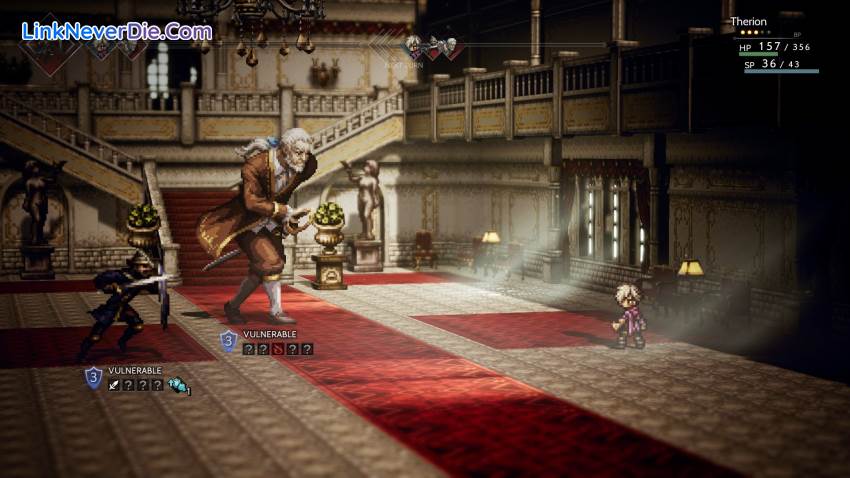 Hình ảnh trong game Octopath Traveler (screenshot)