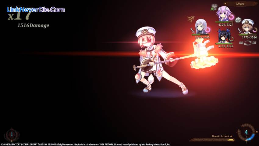 Hình ảnh trong game Super Neptunia RPG (screenshot)