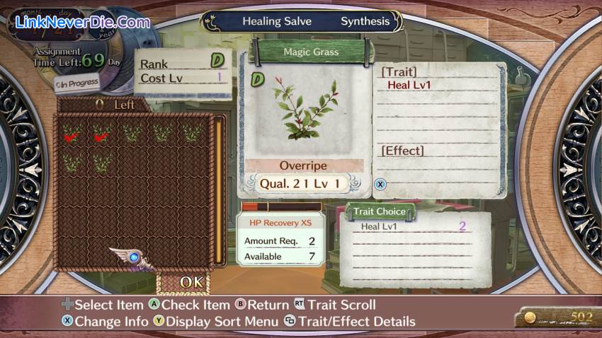 Hình ảnh trong game Atelier Rorona: The Alchemist of Arland DX (screenshot)