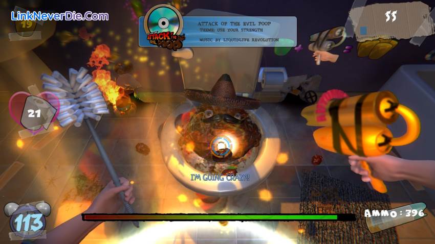 Hình ảnh trong game ATTACK OF THE EVIL POOP (screenshot)