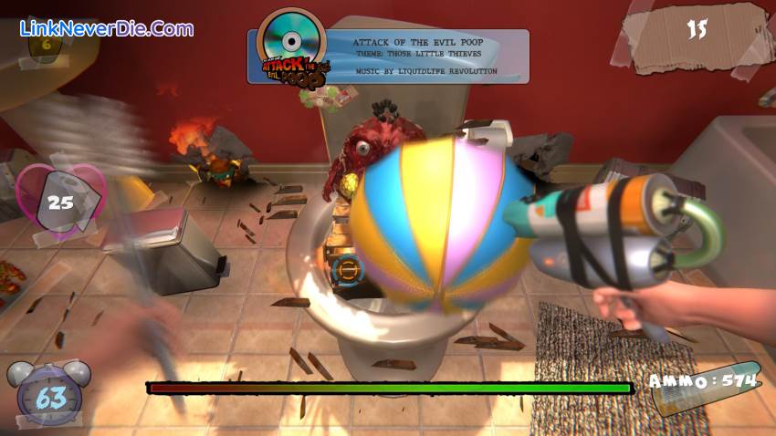 Hình ảnh trong game ATTACK OF THE EVIL POOP (screenshot)