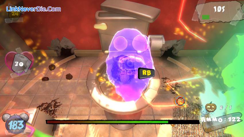 Hình ảnh trong game ATTACK OF THE EVIL POOP (screenshot)