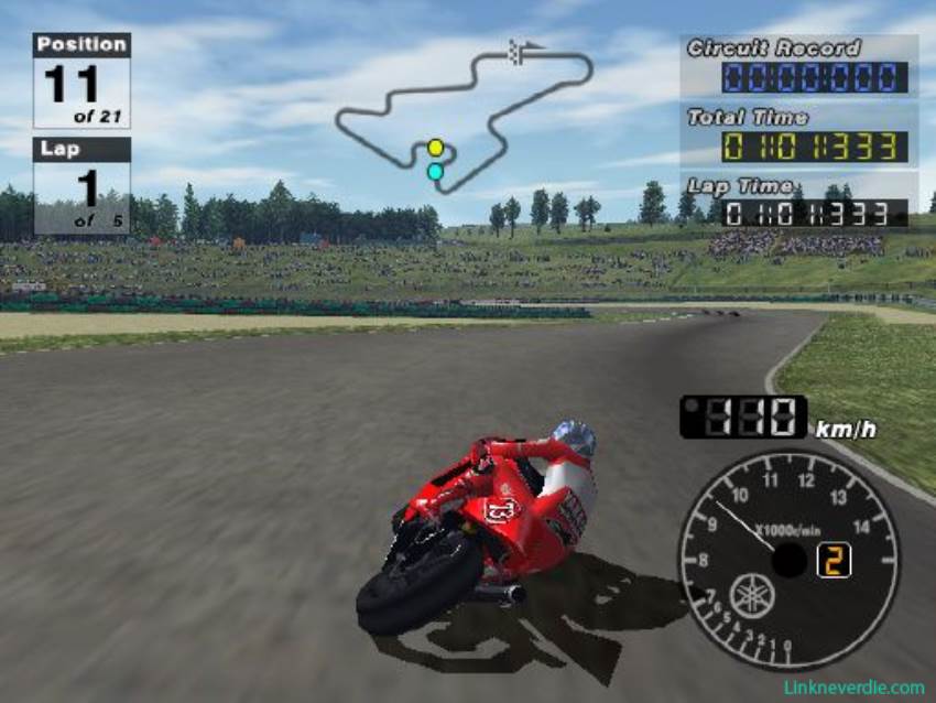 Hình ảnh trong game MotoGP 3 (screenshot)