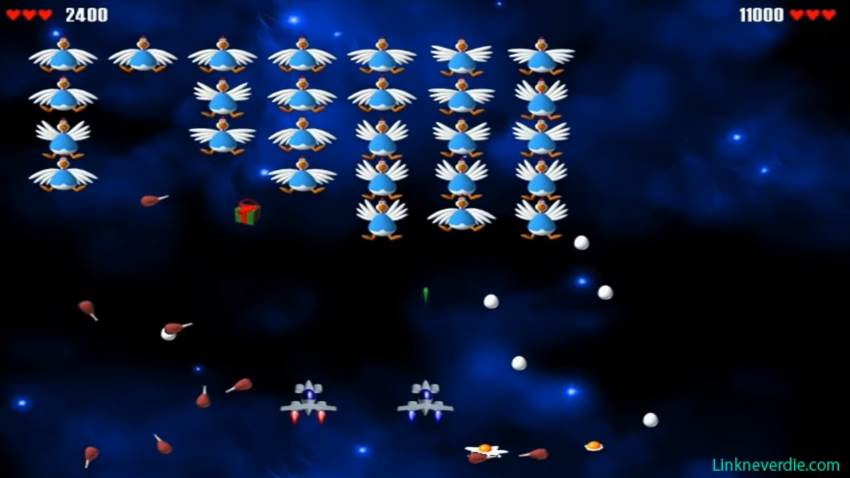 Hình ảnh trong game Chicken Invaders (screenshot)