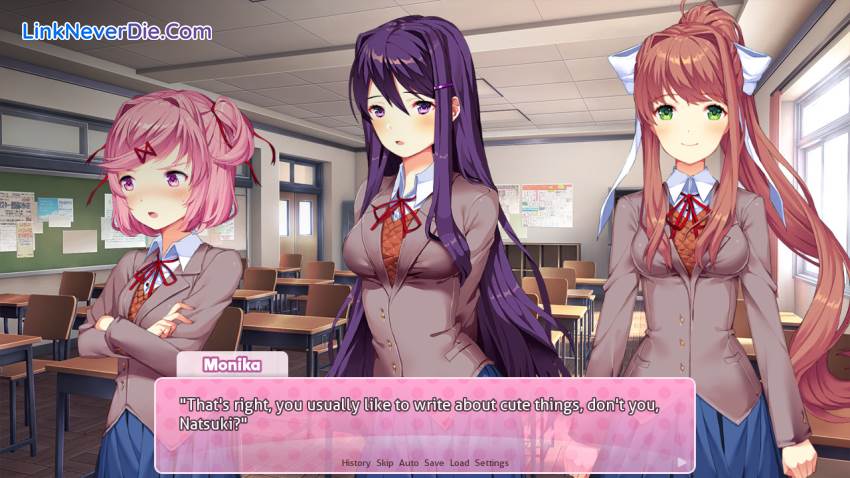 Hình ảnh trong game Doki Doki Literature Club! (screenshot)