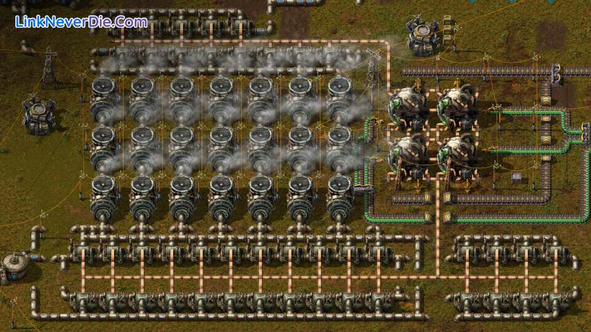 Hình ảnh trong game Factorio (screenshot)