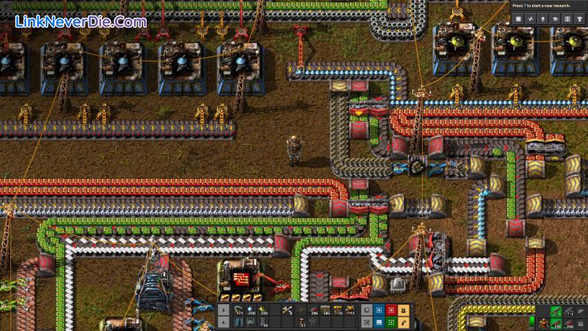 Hình ảnh trong game Factorio (screenshot)