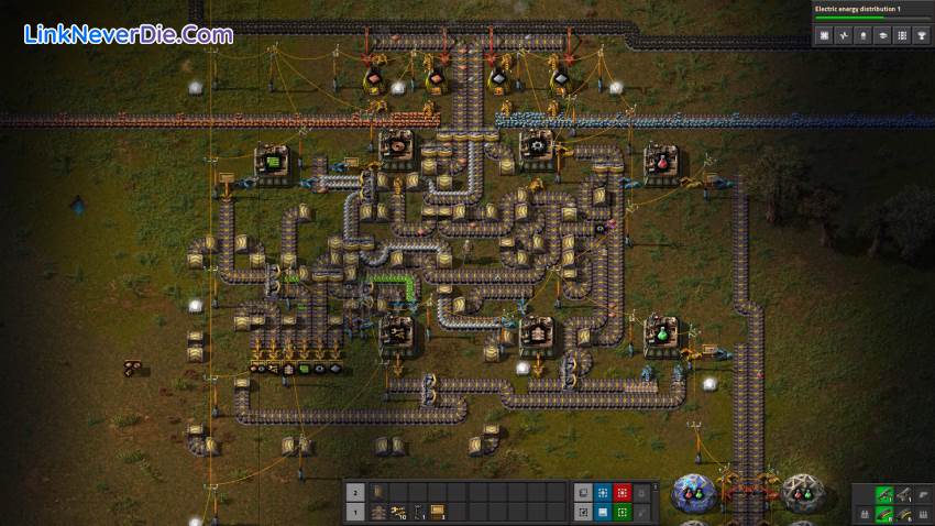 Hình ảnh trong game Factorio (screenshot)