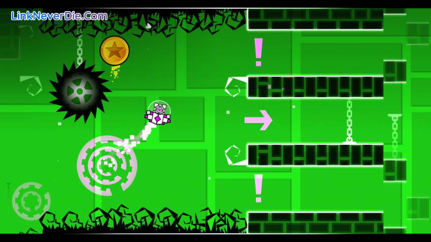 Hình ảnh trong game Geometry Dash (screenshot)