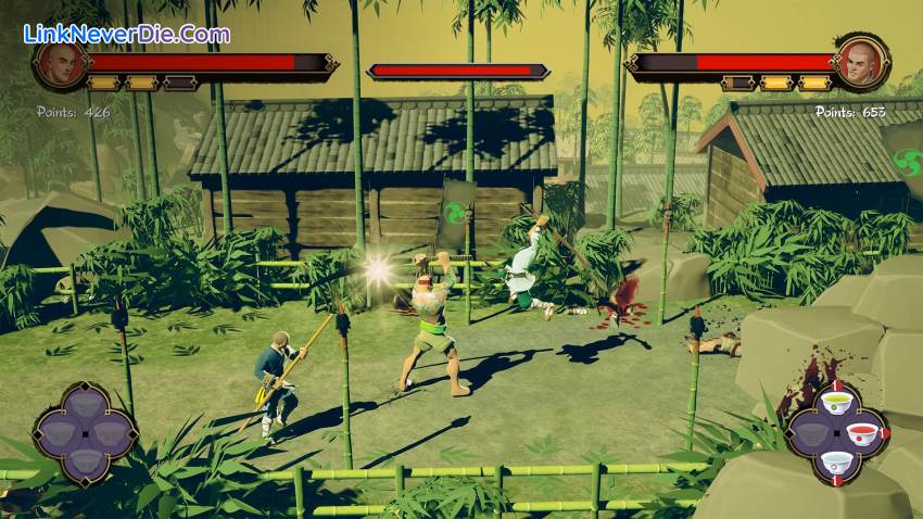 Hình ảnh trong game 9 Monkeys of Shaolin (screenshot)