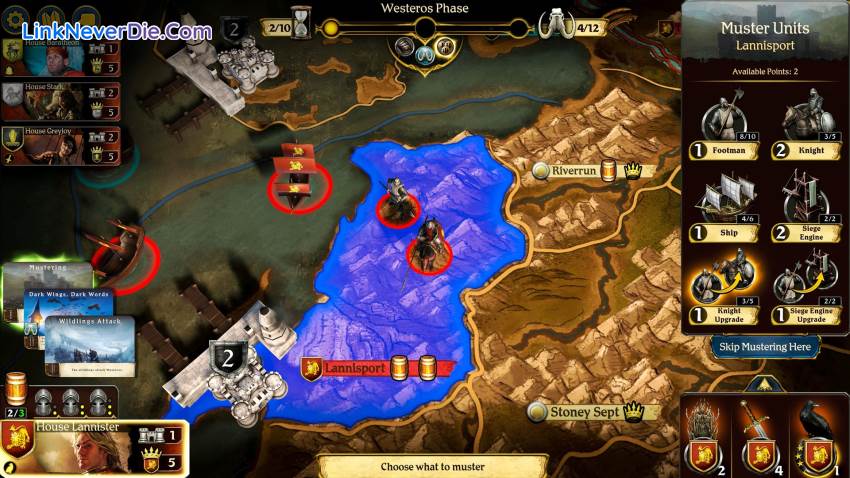 Hình ảnh trong game A Game of Thrones: The Board Game (screenshot)