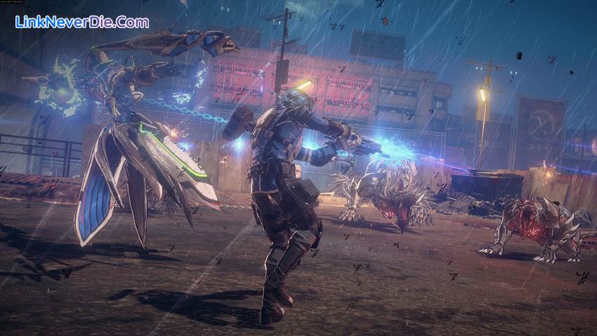 Hình ảnh trong game Astral Chain (screenshot)