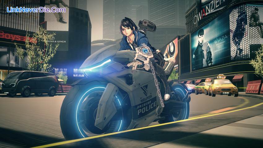 Hình ảnh trong game Astral Chain (screenshot)