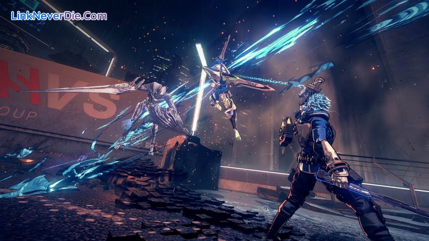 Hình ảnh trong game Astral Chain (screenshot)